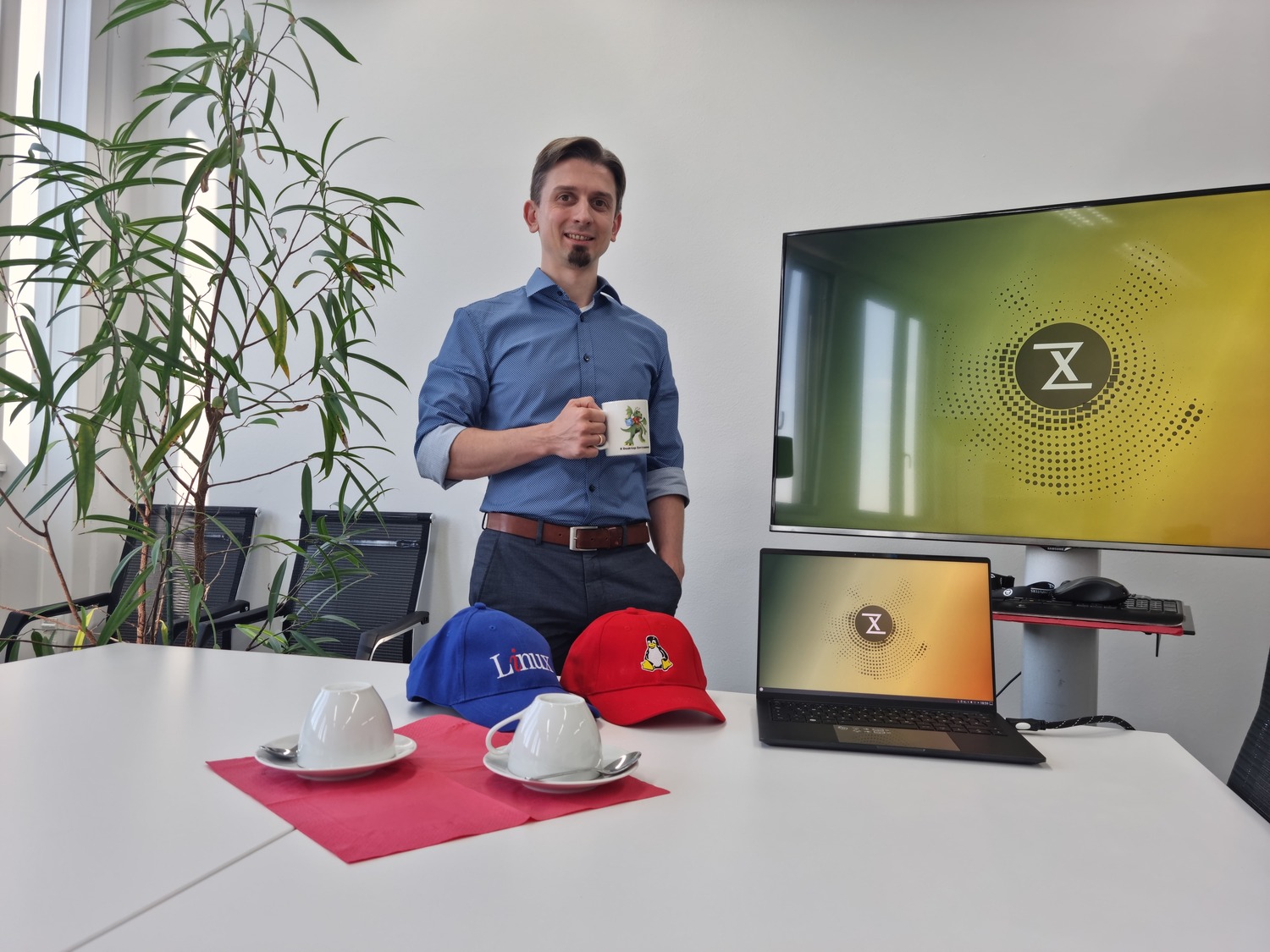 Herbert Feiler, VD för TUXEDO Computers.